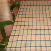 log cabin table cloth