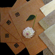 table mats and napkins